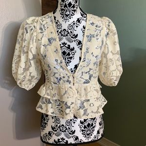 Zara Vintage Lace Top